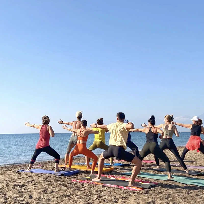 Destek Hayvanı Kartları ile Sahilde Yoga — görsel 1