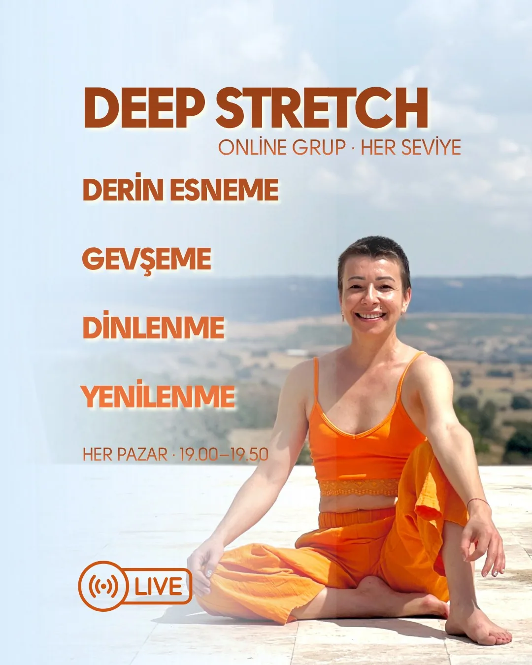DEEP STRETCH · ONLINE GRUP DERSLERİ
