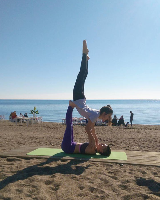 antalya beach yoga riva beach
